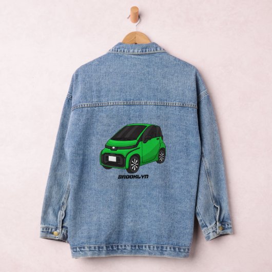 Kute groene micromaatwagen denim jacket (Hangar)