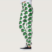 Kute groene micromaatwagen leggings (Links)