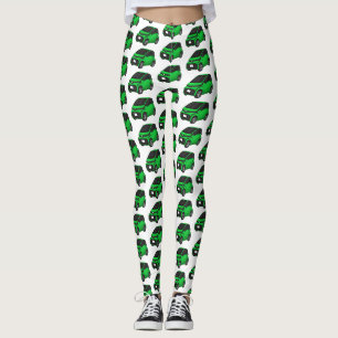 Kute groene micromaatwagen leggings