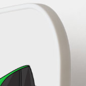 Kute groene micromaatwagen pickleball paddle (Links Detail)