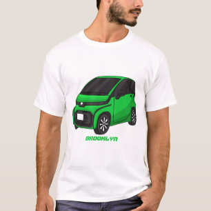 Kute groene micromaatwagen t-shirt