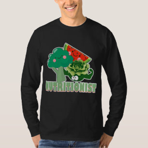 Kute groenten en fruit Professionele voeding T-shirt