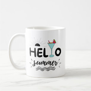 Kute Hallo Summer Beach Koffiemok