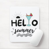 Kute Hallo Summer Beach Muismat (Met muis)