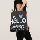 Kute Hallo Summer Beach Tote Bag (Dichtbij)