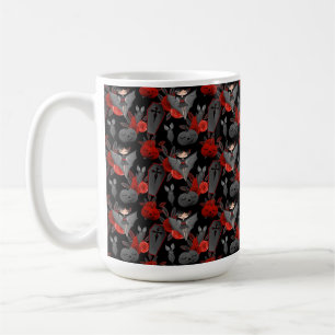 KUTE HALLOEEN BATGIRLS PUMPKINS FLOWERS KOFFIEMOK