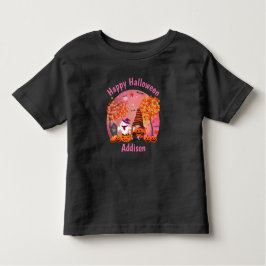 Kute halloween gnome en ghost met tekst kinder shirts