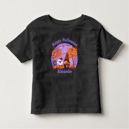 Kute halloween gnome en ghost met tekst kinder shirts