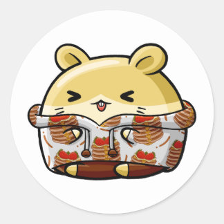 Kute hamster in Hoodie Sticker