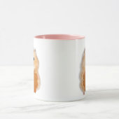 Kute hamster met cadeau voor koekjesillustratie mok (Midden)