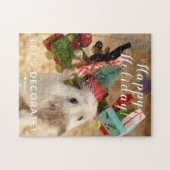 Kute Hamster Xmas Decoratie Legpuzzel (Horizontaal)