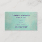 Kute hand Drawn Doodle Hearts and Flowers Visitekaartje (Achterkant)