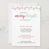 Kute Hand Drawn Red & Green-kerstfeest Kaart (Voorkant)