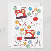 Kute handgetekende naaipatroon (Achterkant)