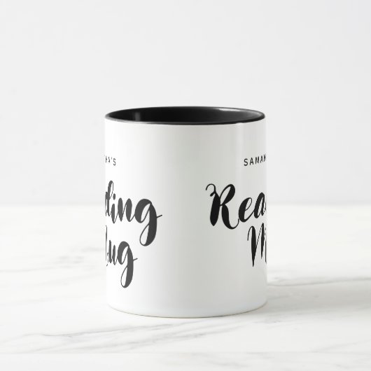 Kute handomdraai met handmatige schrijfboekomslage mok (Midden)