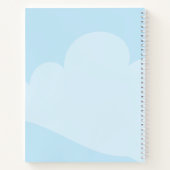 Kute Happy Bumble Bee met Flowers Little Kind Notitieboek (Achterkant)