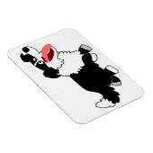 Kute Happy Cartoon Border Collie Flexible Magnet Magneet (Rechterzijde)