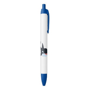 Kute Happy Cartoon Killer Whale Black Ink Pen
