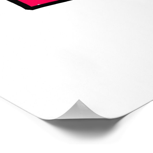 Kute Happy donderdagweek Groet Tekst Uitdrukking Poster (Hoek)