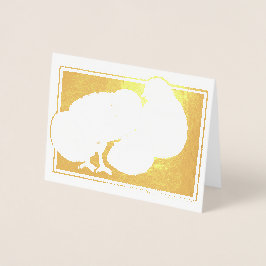 Kute Happy Hatching Easter Eggs Folie Kaarten