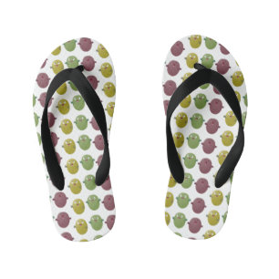 Kute happy olives die cartoon zingen kinder teenslippers