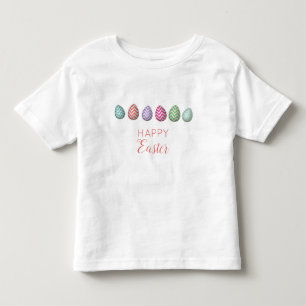 Kute Happy Paast Egg Pastel Colors Kinder Shirts