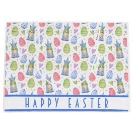 Kute Happy Pasen Gnomes Bunny Ears Spring Colors Groot Cadeauzakje