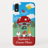 Kute Happy Persoonlijke Gnome Telefoon Case-Mate iPhone Case (Achterkant)