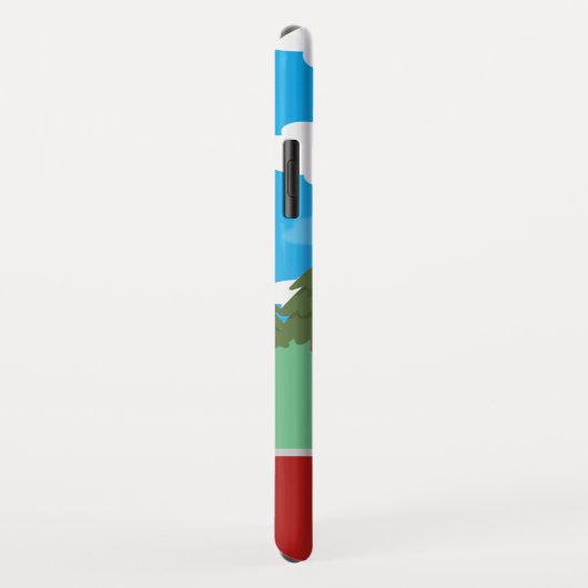 Kute Happy Persoonlijke Gnome Telefoon Case-Mate iPhone Case (Achterkant/rechts)