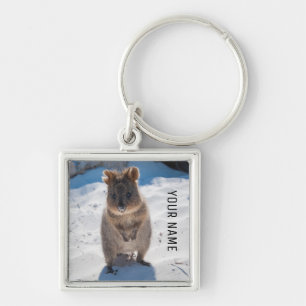 Kute & Happy Quokka Beach Animal Australië Sleutelhanger