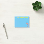 Kute happy shrimp, garnaal cartoon post-it® notes (Kantoor)