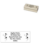 Kute happy shrimp, garnaal cartoon rubberstempel (Gestempeld)