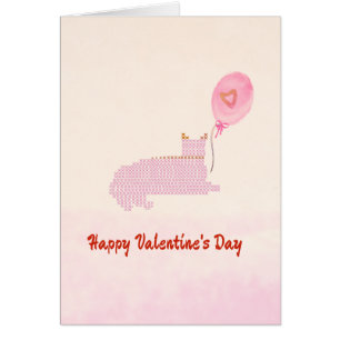 Kute Happy Valentijn Day Kaart