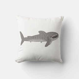 Kute happy whale shark haai kussen