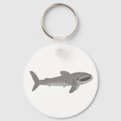 Kute happy whale shark haai sleutelhanger (Achterkant)