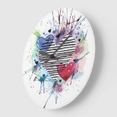 Kute hart en was in de Waterverf Grote Klok (Hoek)