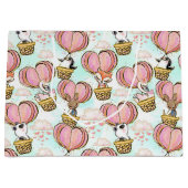 Kute hartballon Valentijnse dieren in liefde Groot Cadeauzakje (Voorkant)