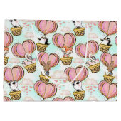 Kute hartballon Valentijnse dieren in liefde Groot Cadeauzakje (Achterkant)