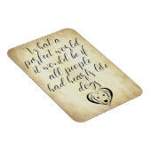 Kute harten als Honden Perfect World Magneet (Rechterzijde)