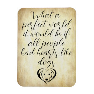 Kute harten als Honden Perfect World Magneet