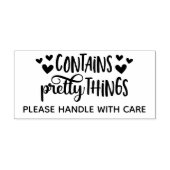 Kute harten bevat  dingen ondoorzichtig rubberstempel (Afrduk)