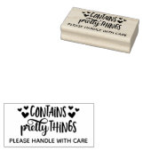 Kute harten bevat  dingen ondoorzichtig rubberstempel (Gestempeld)