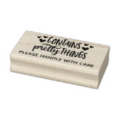 Kute harten bevat  dingen ondoorzichtig rubberstempel (Stempel)