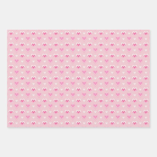 Kute hartwrapping papier inpakpapier vel (Voorkant)