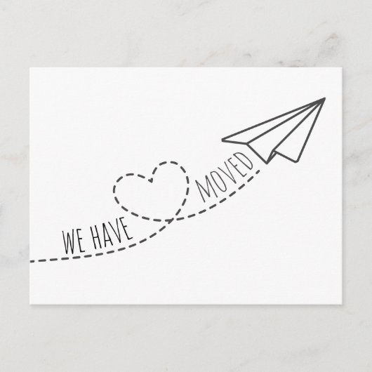 Kute hebben we een modern hartverschrijvingsveld g briefkaart (Voorkant)