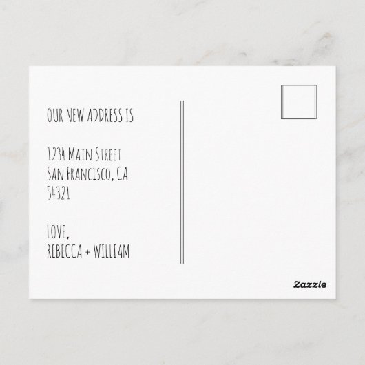 Kute hebben we gemigreerd modern hartplank-alkboar briefkaart (Achterkant)