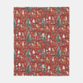 Kute herten fleece deken (Voorkant)