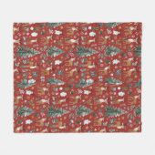 Kute herten fleece deken (Voorkant (Horizontaal))