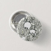 Kute herten ronde button 3,2 cm (Voorkant /achterkant)