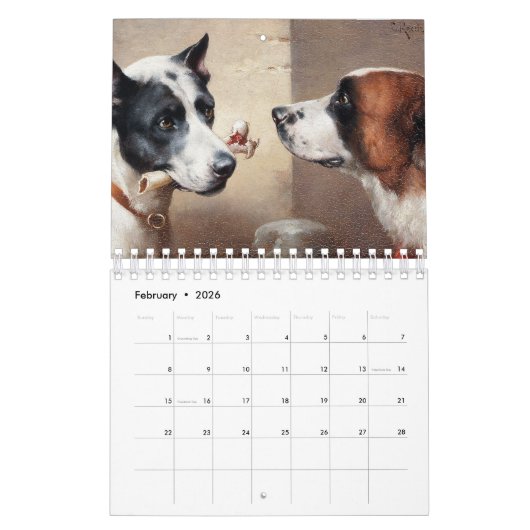 Kute honden en Puppies Kalender (Feb 2026)